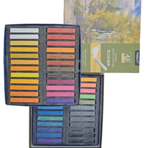48-color Soft Pastel Set in Handmade Box