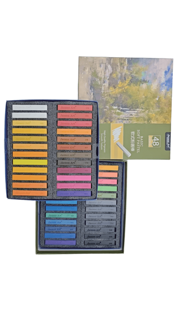 48-color Soft Pastel Set in Handmade Box